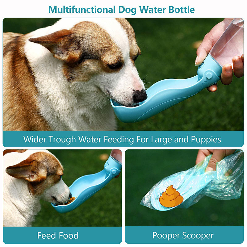 portable dog water bottle, view 4 - MRSLM