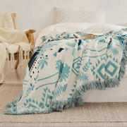 bohemian cotton knitted blanket - MRSLM