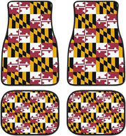 strawberry print car floor mat, view 3 - MRSLM