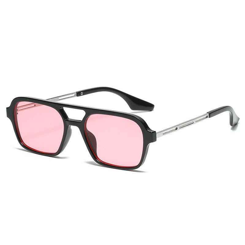 retro double bridge sunglasses, view 7 - MRSLM