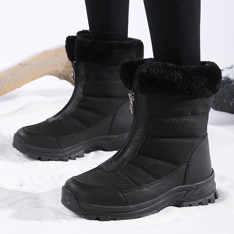 women's high-top warm shoes, view 2 - MRSLM