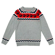 multicolor loose pullover sweater for women, view 9 - MRSLM