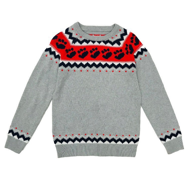 multicolor loose pullover sweater for women, view 9 - MRSLM