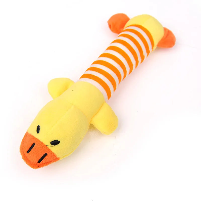 Squeaky plush animal toys for puppies, view 2 - MRSLM