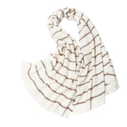 wool pashmina scarf with tassels, view 3 - MRSLM