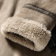 Men's polo collar fleece-lined jacket, view 6 - MRSLM