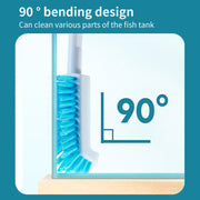 extendable aquarium algae brush, view 6 - MRSLM