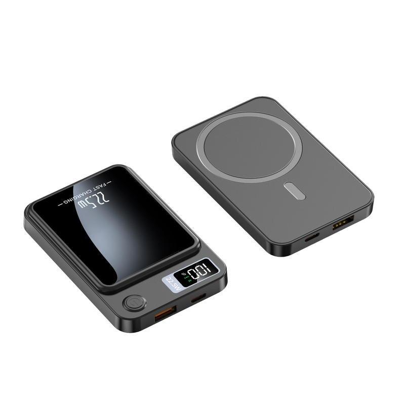 Ultra-Fast 20W PD Magnetic Wireless Power Bank - 20000mAh High-Capacity Charger for Qi Devices