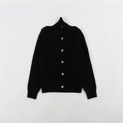 Women's wool cashmere blend cardigan, view 2 - MRSLM