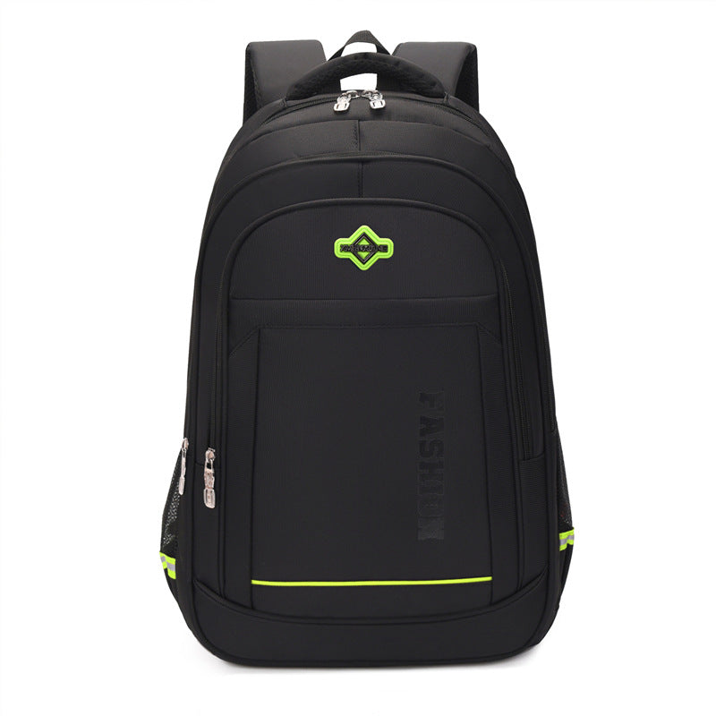 nylon school and business laptop backpack, view 5 - MRSLM
