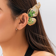 butterfly ear cuff earrings, view 4 - MRSLM