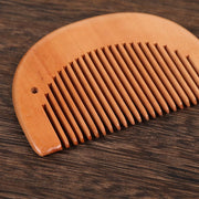 portable wooden hair and beard comb, view 4 - MRSLM