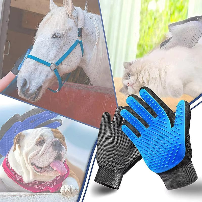 pet hair remover glove, view 3 - MRSLM