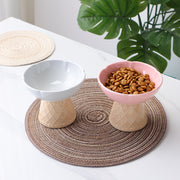 ceramic ice cream cat and dog bowl, view 6 - MRSLM