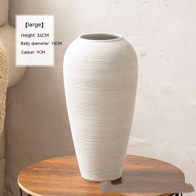 ceramic dried flower vase, view 7 - MRSLM