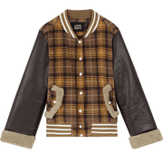 Brown cargo jacket for women, view 2 - MRSLM