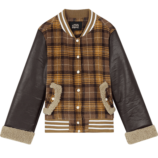 Brown cargo jacket for women, view 2 - MRSLM