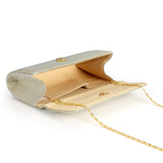 shiny chain crossbody clutch, view 7 - MRSLM