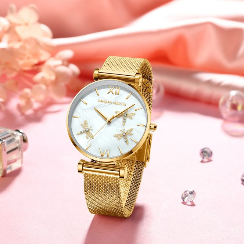 dragonfly design women's watch, view 5 - MRSLM
