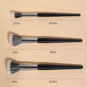 goat hair stippling brush set, view 7 - MRSLM