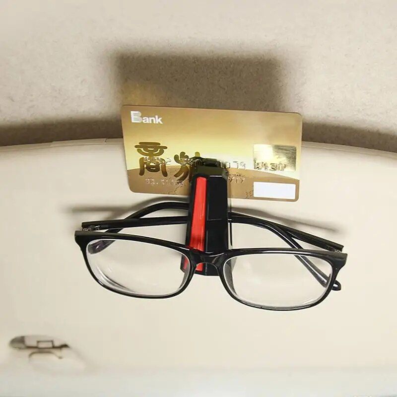 car sun visor sunglass and card clip, view 7 - MRSLM