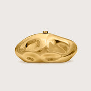 Shimmering shell acrylic clutch, view 2 - MRSLM