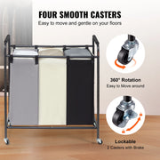 heavy duty laundry hamper with lockable wheels, view 6 - MRSLM