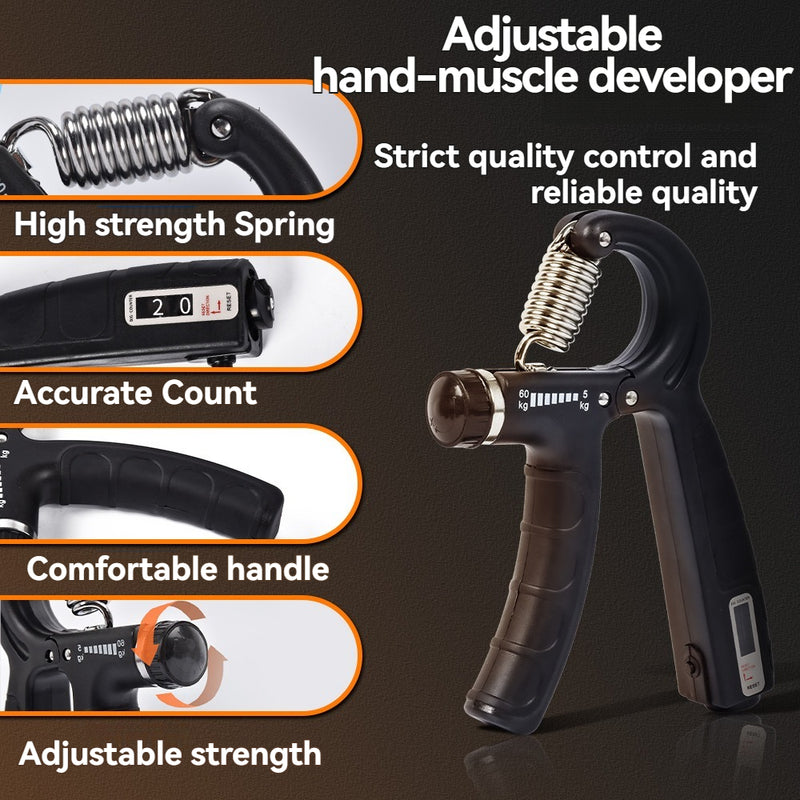 adjustable hand grip strength trainer set, view 4 - MRSLM