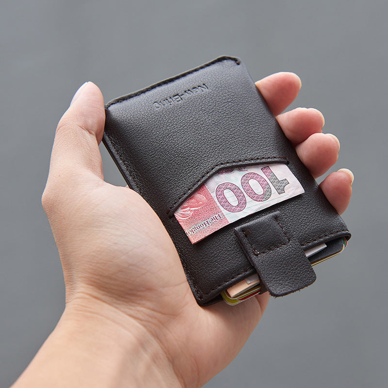 Leather card holder wallet - MRSLM