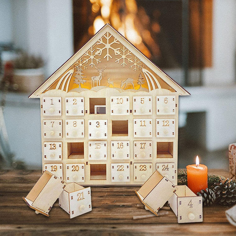 wooden christmas ornament, view 4 - MRSLM