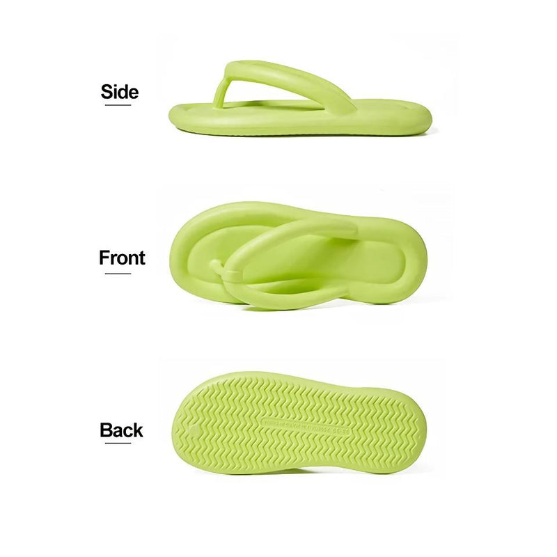 Women's beach flip flops, view 11 - MRSLM