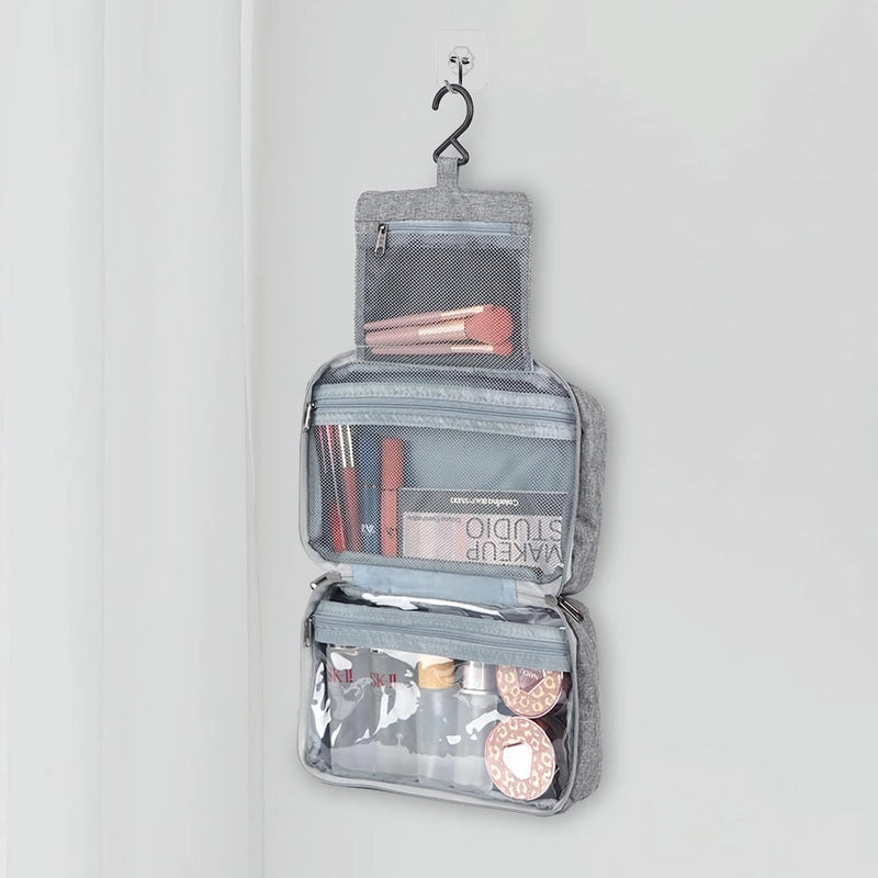 waterproof folding toiletry bag, view 3 - MRSLM