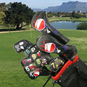 golf iron head cover with wine glass pattern - MRSLM