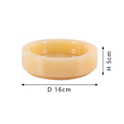 natural marble stone flower pot, view 6 - MRSLM