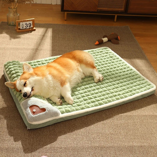 cozy plaid pet sofa bed - MRSLM