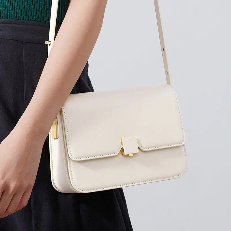 Cow leather shoulder crossbody bag, view 4 - MRSLM