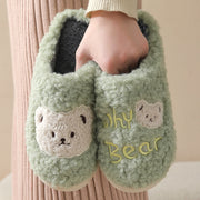 Plush bear house slippers - MRSLM