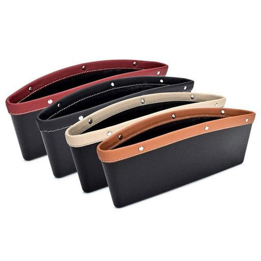 PU leather car seat gap organizer - MRSLM