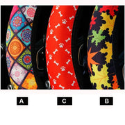 ethnic style print steering wheel cover, view 7 - MRSLM