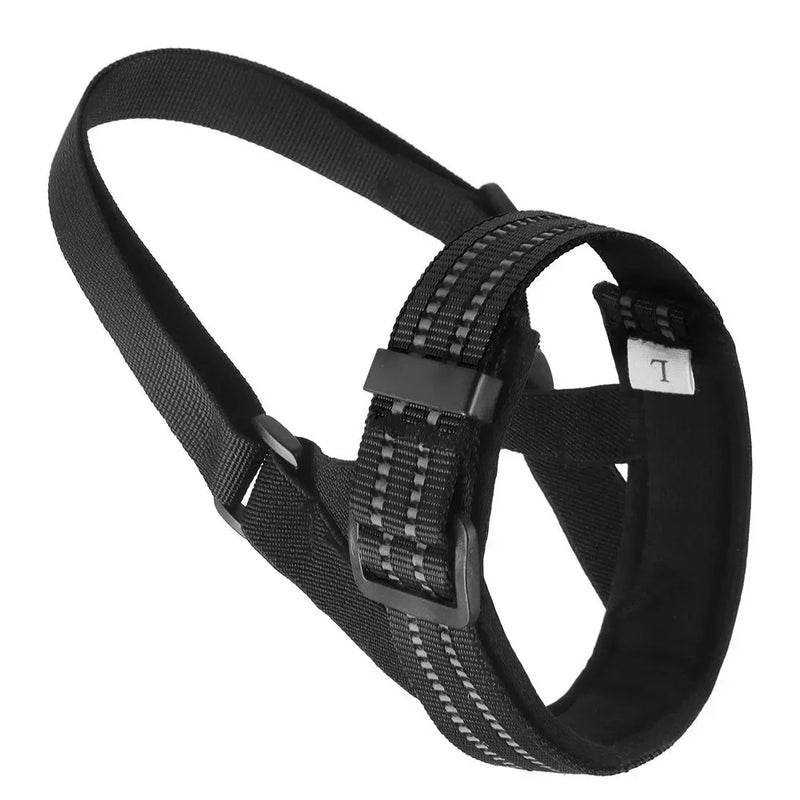 reflective dog muzzle, view 5 - MRSLM