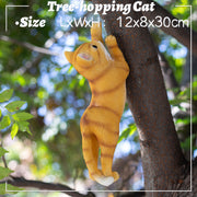 resin cat pendant for garden and home, view 3 - MRSLM