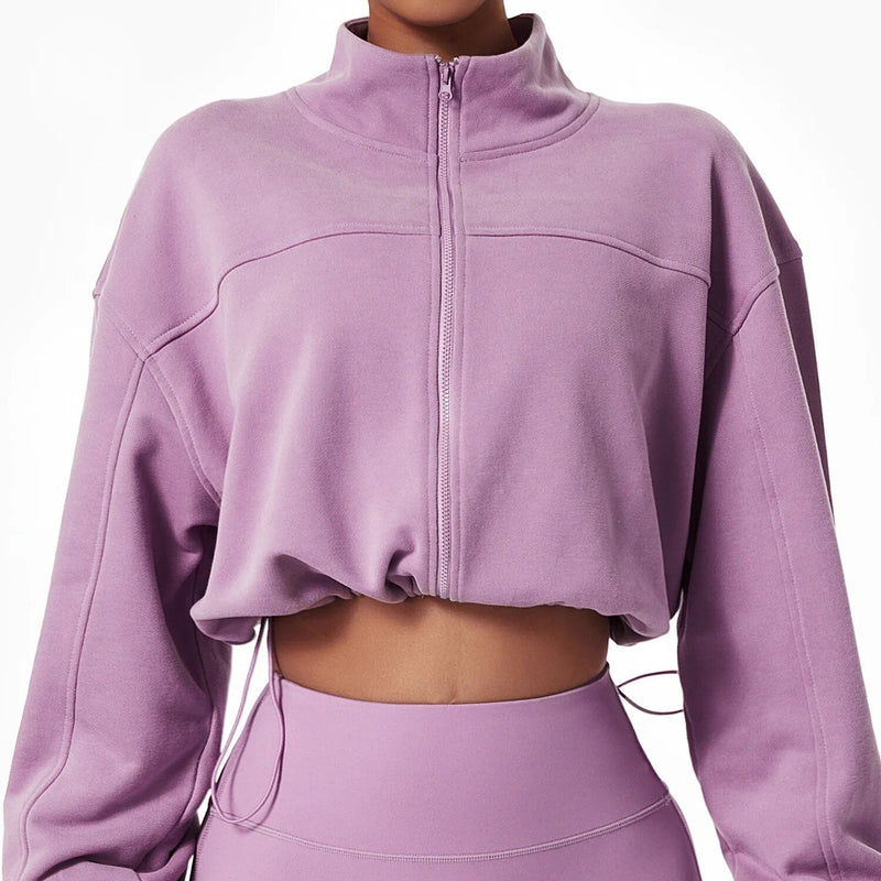 women's long sleeve sweatshirt, view 9 - MRSLM