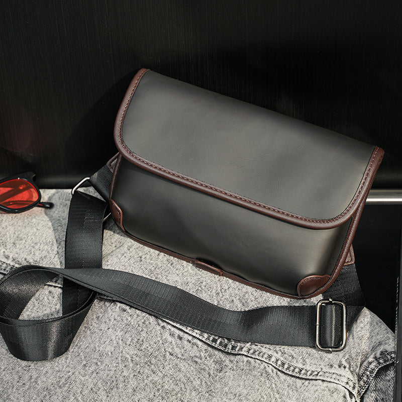 men's plaid shoulder bag, view 13 - MRSLM