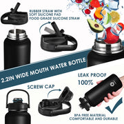 sport stainless steel insulated water bottle, view 11 - MRSLM