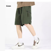 Men's thin nylon sports shorts, view 3 - MRSLM
