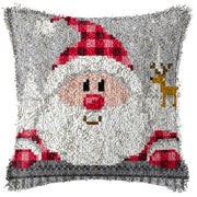 diy christmas embroidered cushion kit, view 7 - MRSLM