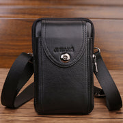 mini cowhide phone waist bag, view 5 - MRSLM