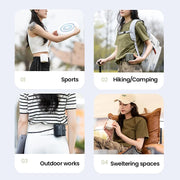 portable leafless waist fan, view 8 - MRSLM