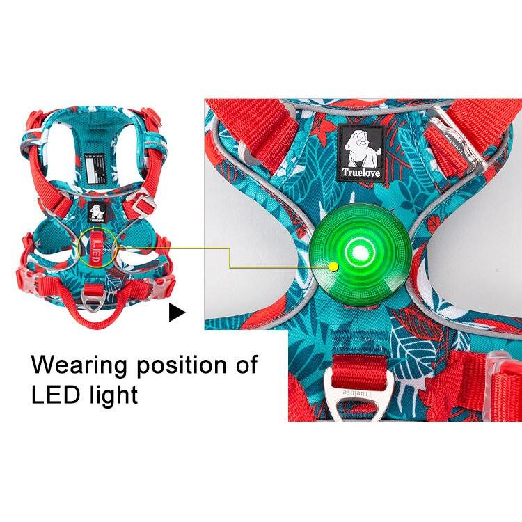 Reflective Camouflage Dog Harness with Aviation Aluminum Buckle