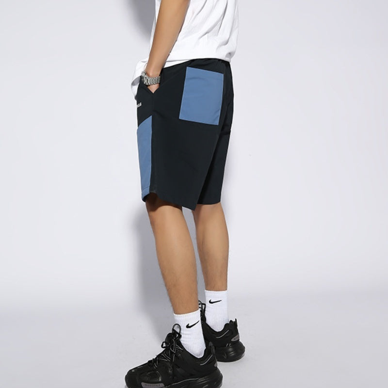 loose sports straight shorts, view 4 - MRSLM